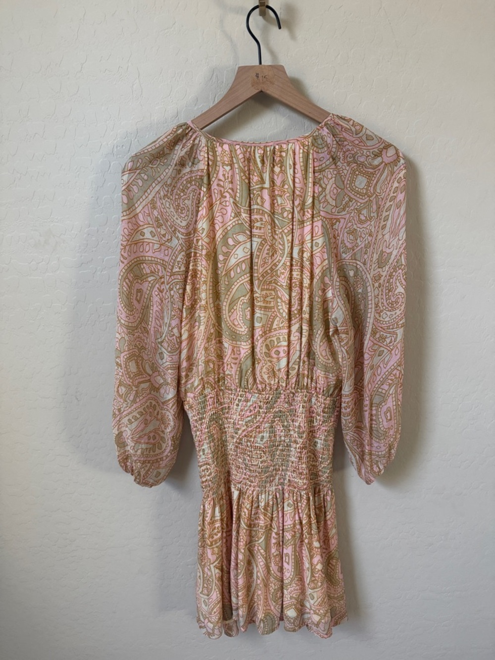 MINKPINK x Revolve Catalina Smocked Mini Dress Paisley - Picture 6 of 6
